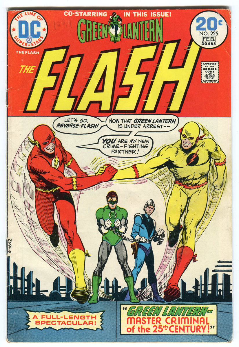 Gone in a Flash 2枚 M RF FaB 英語版 The Flash #225 (1-2/74) VG/FN – paperstuff101