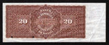 Brazil Pick S642 Specimen 20 Mil Reis 1890 UNC