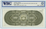 El Salvador Pick S180s1 Specimen 100 Pesos 189x, WBG About Uncirculated 55