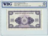 French West Africa Pick 32s Specimen 1,000 Francs 1942, WBG Uncirculated Gem 65 TOP