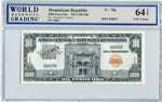 Dominican Republic Pick78s Specimen 1,000 Pesos No Date (1956-58), WBG 64 TOP Uncirculated Choice