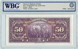 Turkey Pick 142A  Specimen 50 Lira 1930, WBG Uncirculated Gem 66 TOP