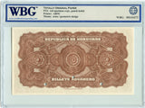 Honduras Pick S163 Specimen 2 Pesos 1928, WBG Uncirculated Choice 63 TOP