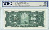 Mexico Pick 25 Specimen 100 Pesos 1925-34, WBG Uncirculated Gem 66 TOP