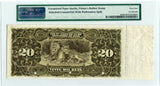 Brazil Pick S532 Specimen 20 Mil Reis 1890, PMG Choice Uncirculated  64 EPQ