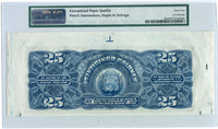 Costa Rica Pick 133 Specimen 25 Colones 1897, PMG 64 EPQ Choice Uncirculated