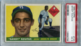 1955 Topps #123 Sandy Koufax HOF Brooklyn Dodgers Rookie Card PSA EX 5