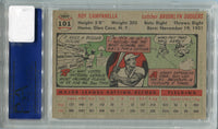 1956 Topps #101 Roy Campanella HOF  Brooklyn Dodgers  PSA EX 5