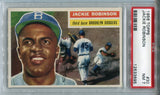 1956 Topps #30 Jackie Robinson HOF Brooklyn Dodgers PSA NM 7