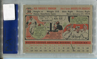 1956 Topps #30 Jackie Robinson HOF Brooklyn Dodgers PSA NM 7