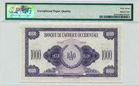 French West Africa Pick 32 Specimen 1,000 Francs 1942, PMG 67 Superb Gem Uncirculated EPQ