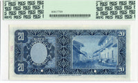 Ecuador Pick S129 Specimen 20 Sucres 1903, PCGS Gem New 65 PPQ