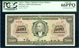 Turkey Pick 145 Specimen 500 Lira 1930 (1946), PCGS Gem New 66 PPQ