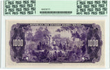 Brazil Pick 109 Specimen 1,000 Mil Reis 1926, PCGS Very Choice New 64 PPQ