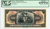 Mexico Pick 27 Specimen 1,000 Pesos 1925-34, PCGS Gem New 65 PPQ