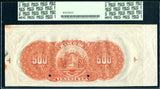 Venezuela Pick S274 Specimen 500 Bolivares 1897, PCGS Choice New 63