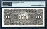 El Salvador Pick S177b Specimen 10 Pesos 1917, PMG Choice About Uncirculated 58 EPQ