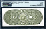 El Salvador Pick S180s2 Specimen 100 Pesos 1916, PMG Choice About Uncirculated 58 EPQ
