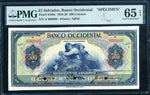 El Salvador Pick S199 Specimen 500 Colones 1925, PMG Gem Uncirculated 65 EPQ