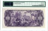 Brazil Pick 109 Specimen 1,000 Mil Reis 1926, PMG Choice Uncirculated 63 EPQ