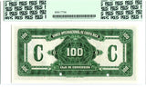 Costa Rica Specimen 100 Colones 1924-27, Pick 189, PCGS 64 PPQ