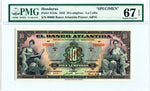 Honduras Pick S124b Specimen 10 Lempiras 1932, PMG Superb Gem Uncirculated 67 EPQ